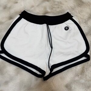 Louis Vuitton White and Black Athletic Shorts